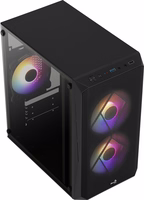 Aerocool CS107V2 computer case Mini Tower melns