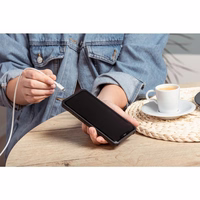 FORCELL F-ENERGY C703 kabelis USB A uz Lightning MFi 2,4A 12W 1 m balts