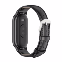 TECH-PROTECT LEATHERFIT XIAOMI SMART BAND 8 / 9 / NFC MELNS