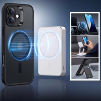 ESR Classic Hybrid Halolock MagSafe apvalks komplekts + rūdītais stikls iPhone 16 - daļēji caurspīdīgs