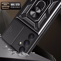 Tech-Protect CamShield Pro viedtālruņa apvalks Samsung Galaxy S24 FE - melns