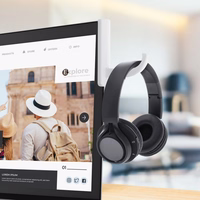 Austiņu turētājs monitoram balts