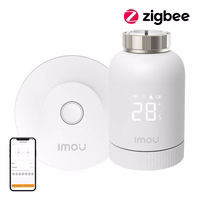 ZigBee termostatiskās galvas komplekts IMOU KIT-TRV1-EU-2 ar 6 adapteriem un vārteja