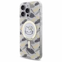 Hello Kitty IML Golden Leaves MagSafe viedtālruņa apvalks iPhone 16 Pro Max - balts