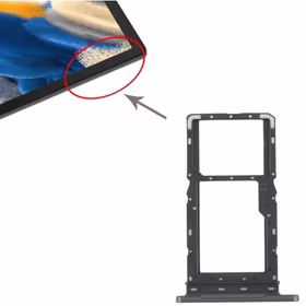 SIM kartes turētājs saderīgs ar Samsung X205 Tab A8 10.5'' SIM kartes turētājs melns