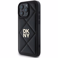 DKNY putuots Stack logotips iPhone 16 Pro apvalks melns