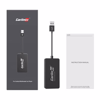 Carlinkit CCPA bezvadu adapteris Apple Carplay/Android Auto (melns)