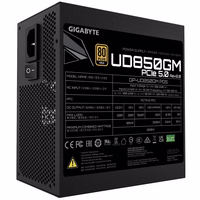 Gigabyte UD850GM 850W PG5 V2 (GP-UD850GM PG5 V2) - power supply, melns