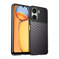 Thunder Case izturīgs viedtālruņa apvalks Xiaomi Redmi 13c - melns