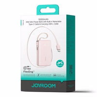 Portatīvais lādētājs Joyroom "JR-PR2L" rozā 10000mAh (35W)