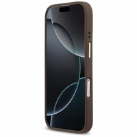 GUESS apvalks IPHONE 17 saderīgs ar MagSafe GUHMP17SP4MSEGCW (PU 4G ar klasisko) brūns