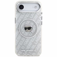 Karl Lagerfeld IML Karl Head Logo Magnētiskais iPhone Air apvalks - pelēks