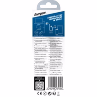 Energizer Ultimate - USB-A to USB-C connection kabelis 2m (balts)