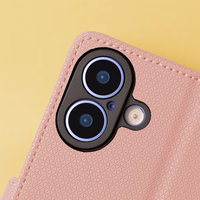 Viedais Triangle maciņš for Xiaomi Redmi 14C 4G/ 14C 5G / Redmi A4 / POCO C75 rozā