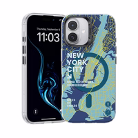 Benks Magnētiskais City New York viedtālruņa apvalks Iphone 16 Plus