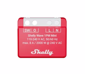Shelly Wave 1PM Mini LR Smart Z-Wave Relay