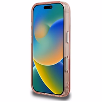 Karl Lagerfeld IML Aquarelle Choupette & Logo macins iPhone 16 Pro Max - roza