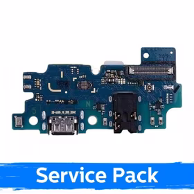 Charging Port Saderīgs ar Samsung A505 2019 A50 Ar Flex / Plata 100% Original (Service Pack)