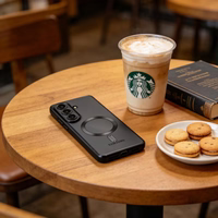 Tech-Protect MagFlex Maciņš for Samsung Galaxy S26+ - caurspīdīgs melns