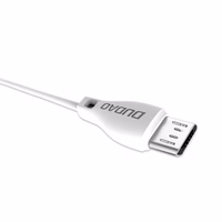 Dudao L4M USB-A - MicroUSB 2.4 A Kabelis 1m - Balts