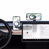 USAMS Salokāms magnētiskais turētājs US-ZJ076 instrumentu panelim melns ZJ76ZJ01