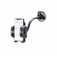 FORCELL F-GRIP Regular 17 cm auto turētājs vējstiklam / paneļim / ventilācijas atverei melns