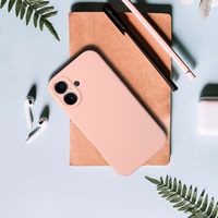 Silikona Lite viedtālruņa apvalks Iphone 17 persiku krāsas