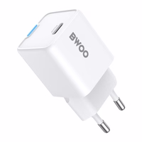 BWOO GaN PD wall lādētājs 30W 1x USB-C port 1A balts