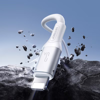 Joyroom S-A28 Flash Series 3A USB-A - Lightning kabelis 1 m - balts