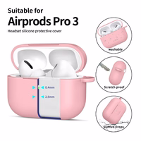 Tech-Protect silikona vāciņš ar āķi AirPods Pro - Rozā krāsā