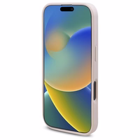 Guess GUHMP16XP4ROPEMCP iPhone 16 Pro Max 6.9" ciets vāciņš rozā 4G ziedu raksts MagSafe