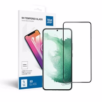 Aizsargstikls Blue Star - SAMSUNG Galaxy S23+ pilna seja (pilna līme/saderīgs ar apvalku) - melns Aizsargstikls Blue Star