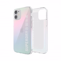 SUPERDRY Caurspīdīgs maciņš Snap IPHONE 12 MINI hologrāfisks