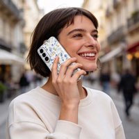 Tech-Protect FlexAir Maciņš for Samsung Galaxy A37 5G - Multicolor Flowers