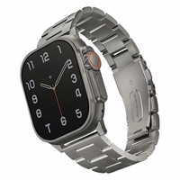 Uniq Osta nerūsējošā tērauda siksniņa for Apple Watch 1/2/3/4/5/6/7/8/SE/SE2/Ultra 42/44/45/49mm - sudraba