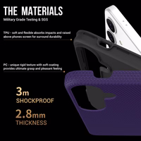 Perfekcionistu trīsstūra korpuss Samsung G991 S21 5G violets