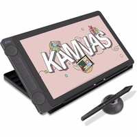 HUION Kamvas 13 graphic tablet melns NEW Gen.3