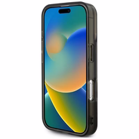 Karl Lagerfeld Liquid Glitter Choupette Logo macins iPhone 16 Pro Max - melns