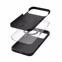 Crong Color Cover Magnetic - MagSafe iPhone 17 Pro Max maciņš (melns)