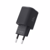 Tech-Protect NCM33W 2 portu PD33W/QC3.0 sienas lādētājs - melns