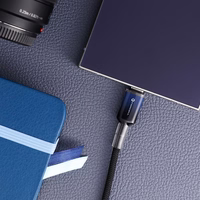 FORCELL F-ENERGY C352 kabelis USB A uz Type C QC4.0 3A 66W Gradients 1 m melns