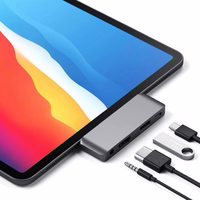 Adapter HUB 4in1 USB C Satechi Mobile Pro Hub ST-TCMPHM space pelēks