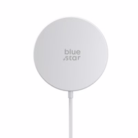 Bezvadu lādētājs BLUE STAR Charing Pad 15w saderīgs ar MagSafe, balts