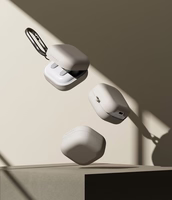 Ringke Silikona Maciņš for Samsung Galaxy Buds 4 / 4 Pro - bēšs
