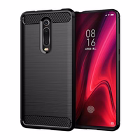 CARBON viedtālruņa apvalks XIAOMI Redmi 9T / Poco M3 melns