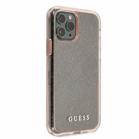 Guess GUHCN58PCGLPI iPhone 11 Pro rozā kietais apvalks Glitter
