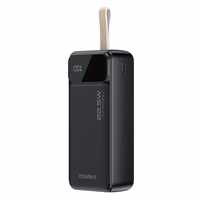 Ārējā baterija Power Bank Choetech B730 22.5W 30000mAh melna
