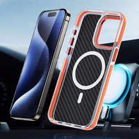 FIBER viedtālruņa apvalks ar MagSafe IPHONE 16 oranžs