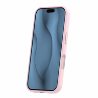 Silikona Thin Mag maciņš for iPhone 17 Pro Max 6,9" gaiši rozā