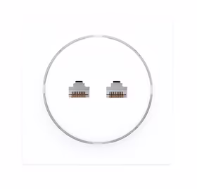 Fibaro Walli N socket-outlet 2 x RJ-45 balts